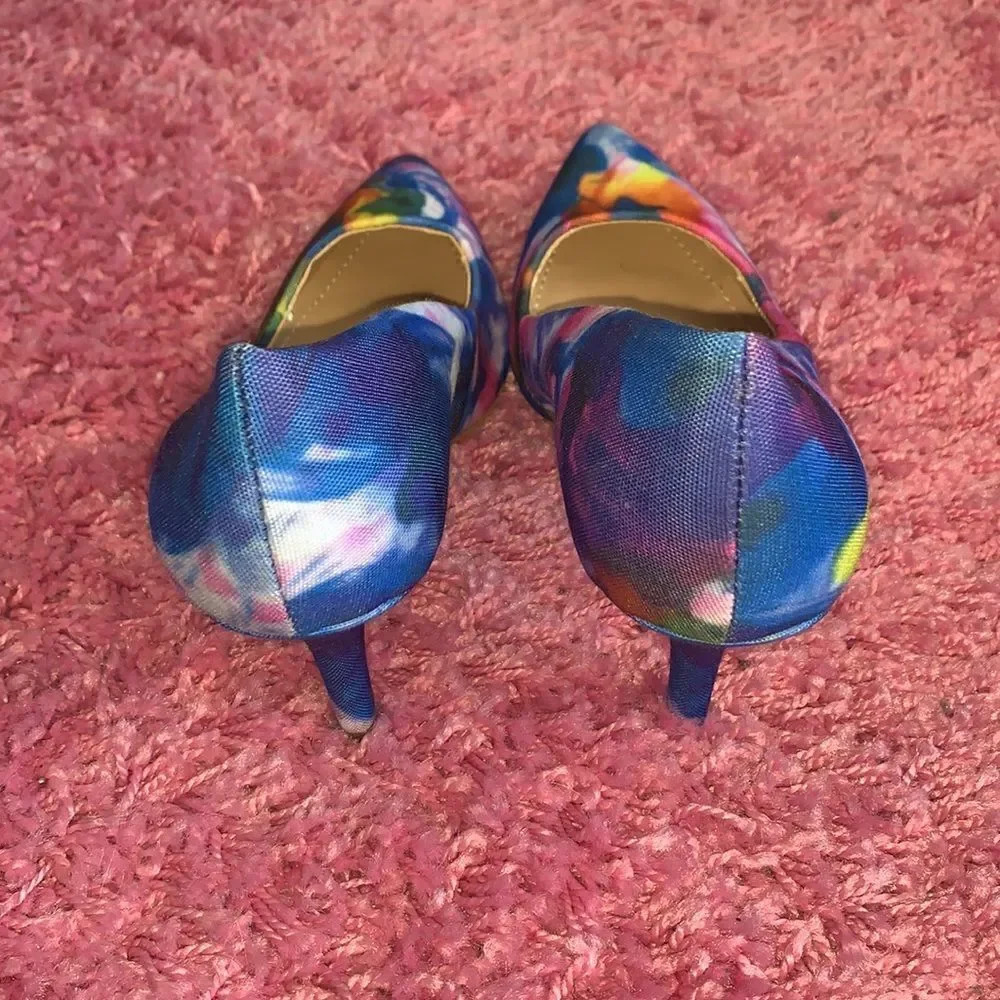 BCBG Multicolored Pointed Toe Heels - Picture 3 of 4